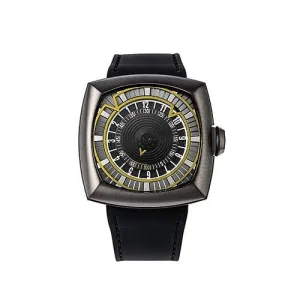 Lyttlabs Inception Gunmetal Yellow 45 MM Automatic Men
