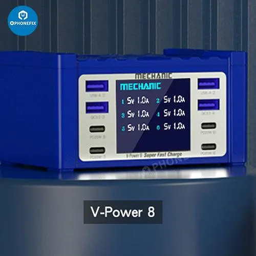 MECHANIC V-Power 6 8 8S Super Fast Charger For iPhone ipad Watches