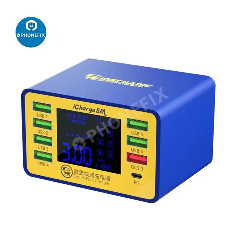 MECHANIC V-Power 6 8 8S Super Fast Charger For iPhone ipad Watches