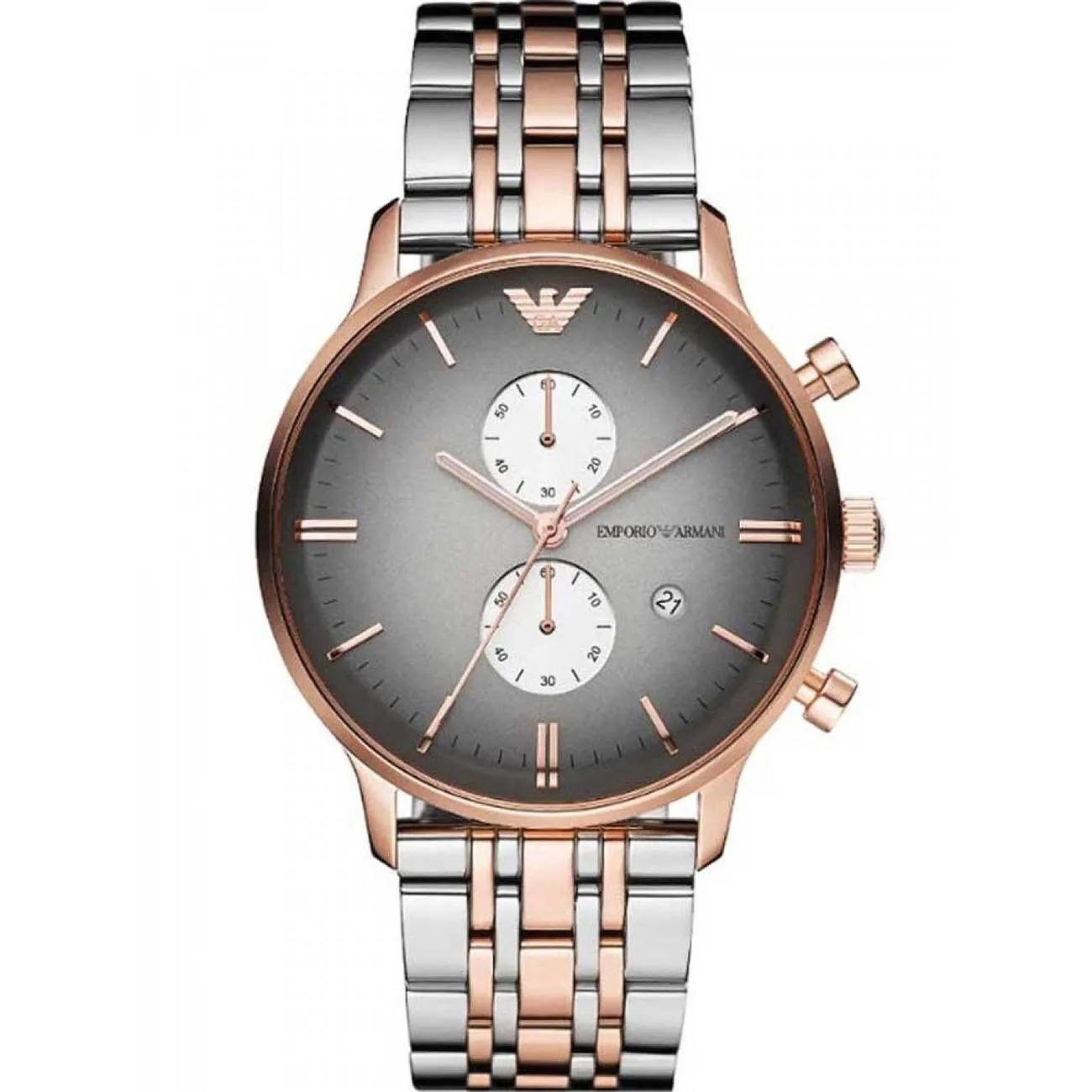Mens EA AR1721 Two Tone Chronograph Watch