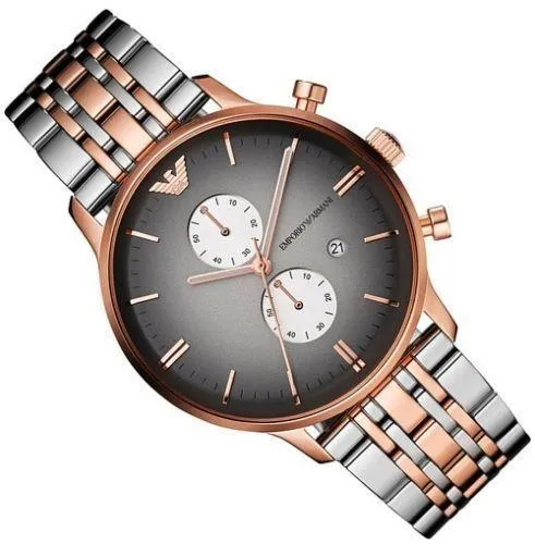Mens EA AR1721 Two Tone Chronograph Watch