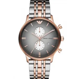 Mens EA AR1721 Two Tone Chronograph Watch