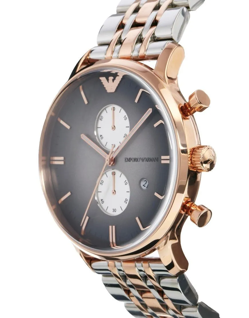 Mens EA AR1721 Two Tone Chronograph Watch
