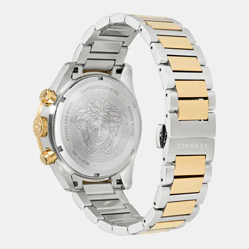 Men's Green Chronograph Stainless Steel Watch VE6K00423
