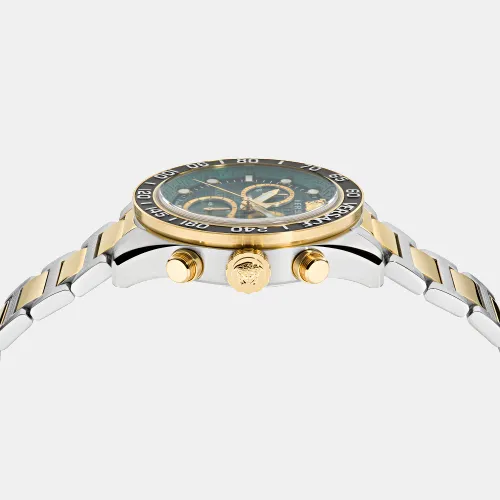 Men's Green Chronograph Stainless Steel Watch VE6K00423