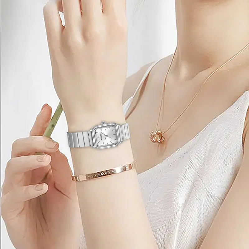Modern Chic: The Fashion Square Waterproof Watch W11S8522