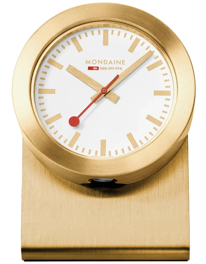MOND Clock Magnet Golden