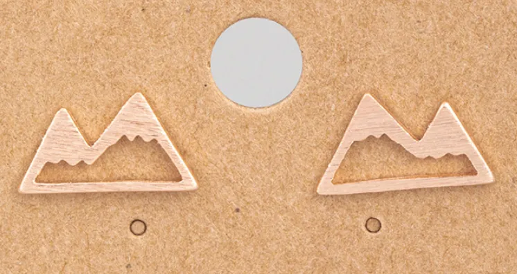 MOUNTAIN STUD EARRINGS