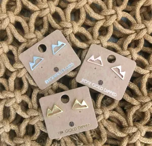 MOUNTAIN STUD EARRINGS