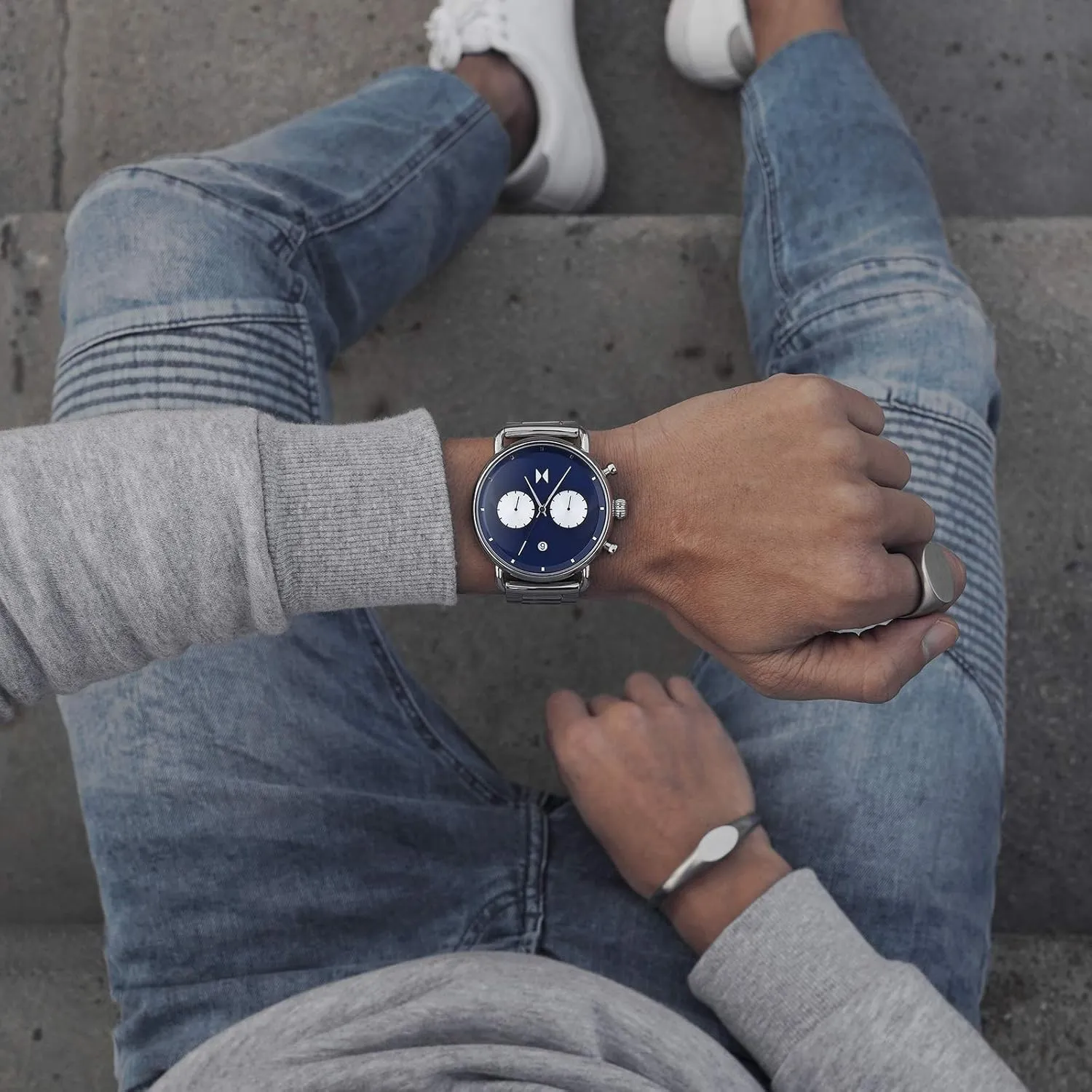 MVMT Blacktop Watches | 47 MM Men's Analog Watch