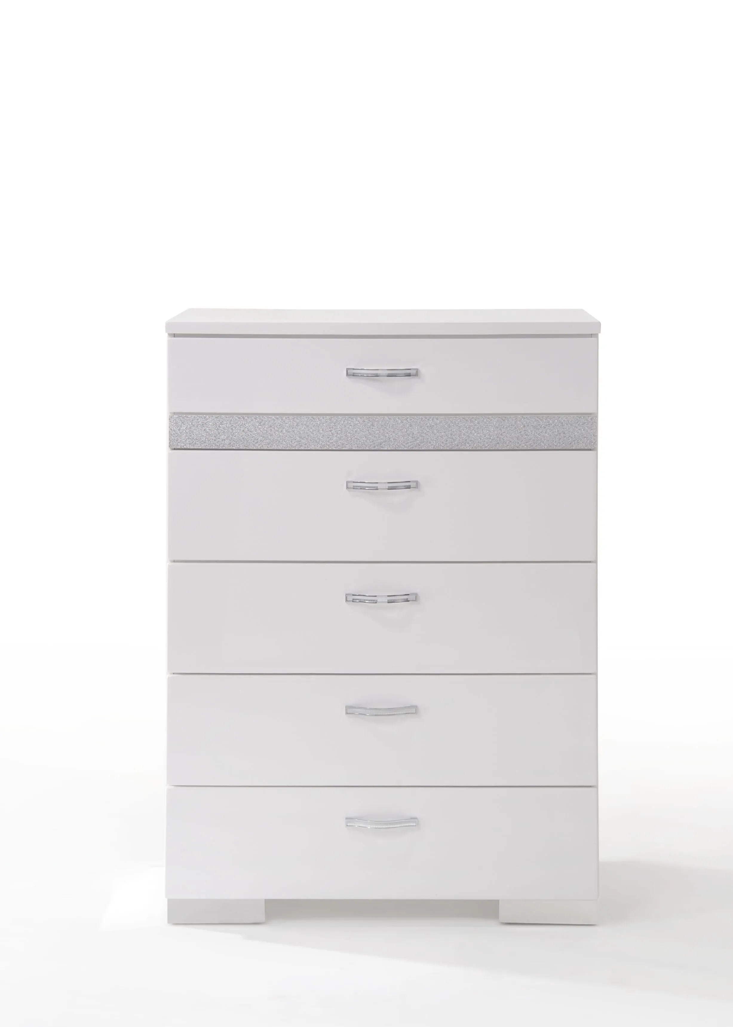 Naima II - High Gloss Chest - White by Couch.com