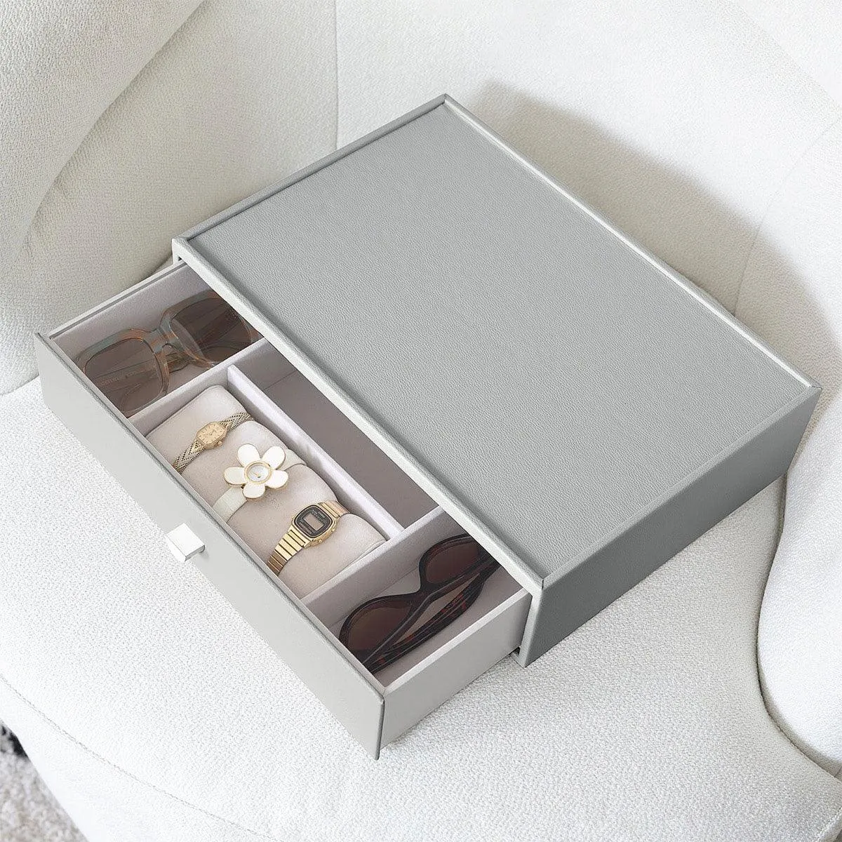 Pebble Grey Supersize Accessory Drawer Layer