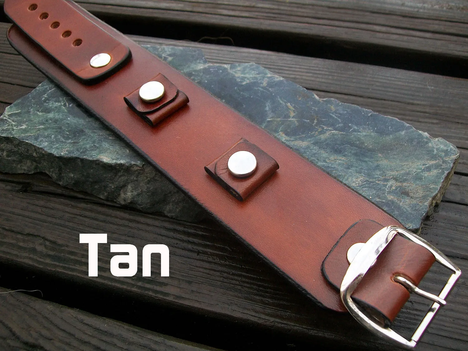 Plain Leather Watchbands | 1.5 Inch