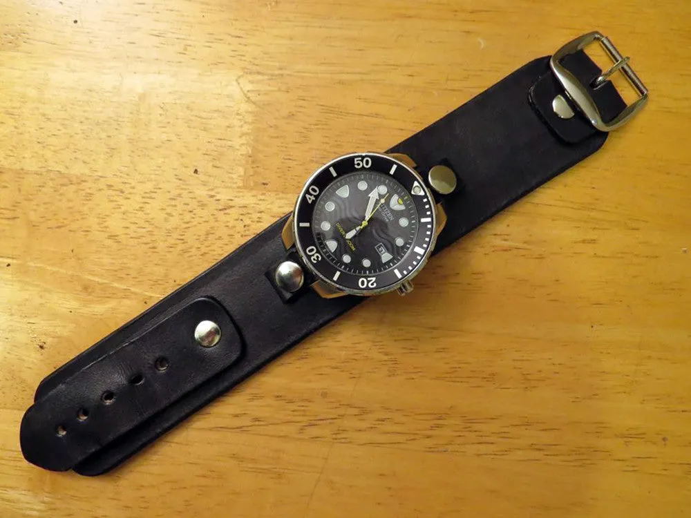 Plain Leather Watchbands | 1.5 Inch