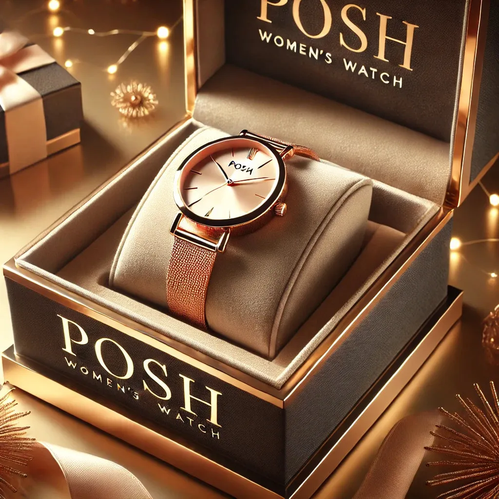 Posh Women's Rose Gold Watch