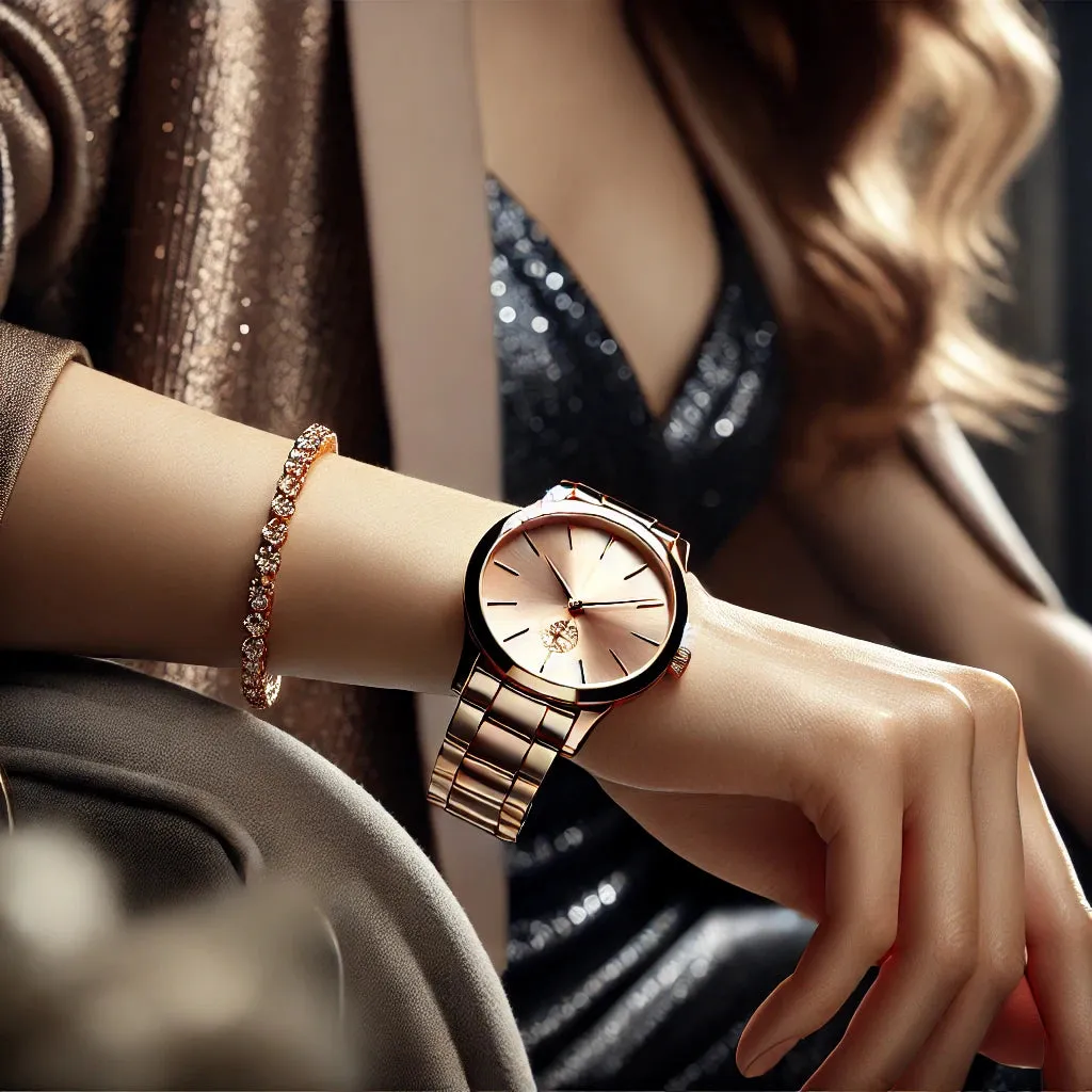 Posh Women's Rose Gold Watch