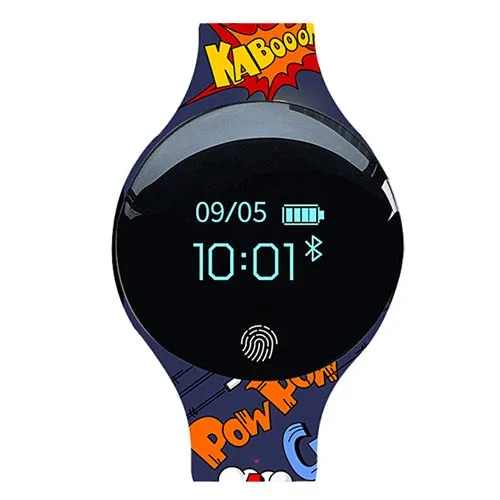 "SANDA" Bluetooth IOS Android Intelligent Pedometer Fitness Bracelet iPhone Clock Men
