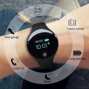 "SANDA" Bluetooth IOS Android Intelligent Pedometer Fitness Bracelet iPhone Clock Men