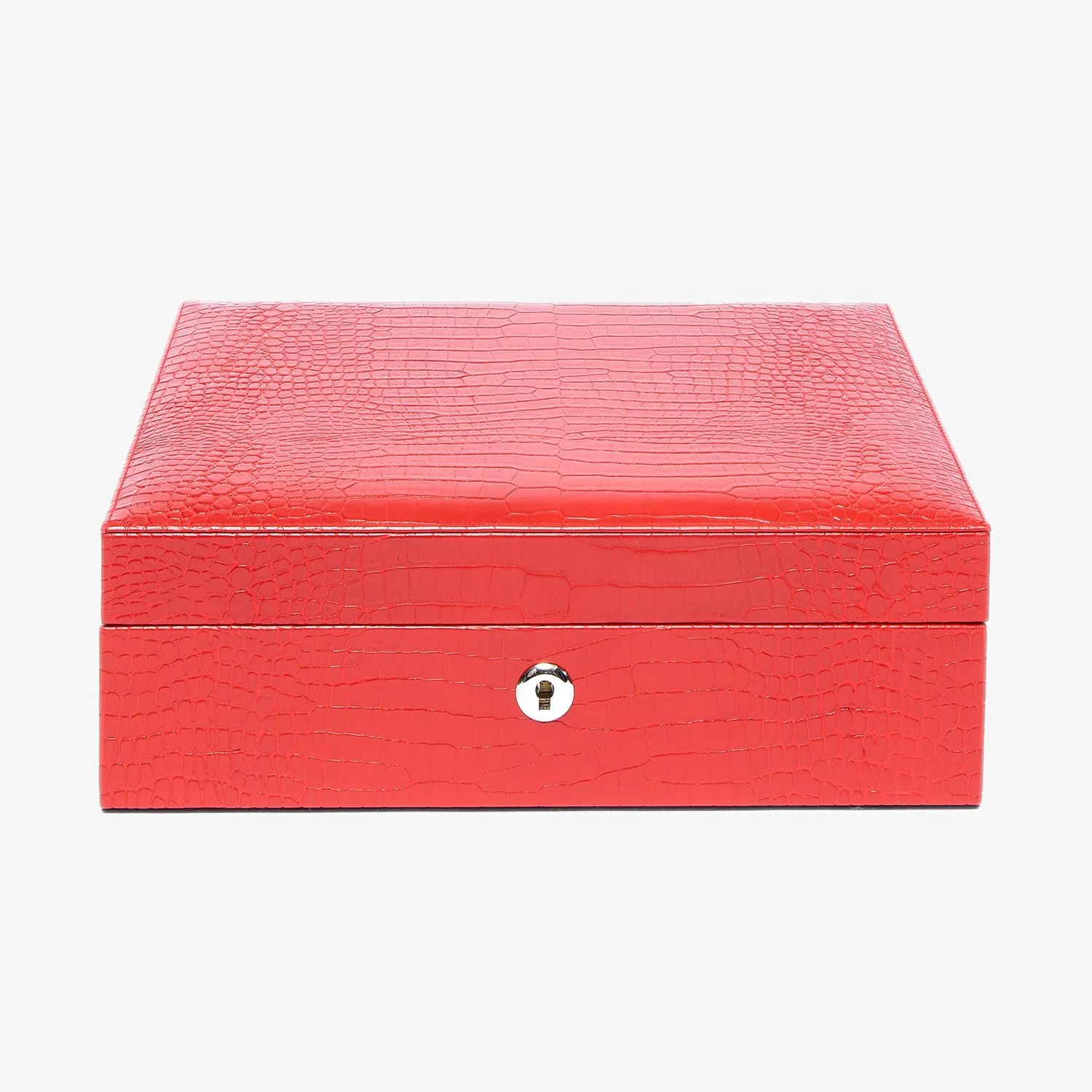 Rapport Brompton eight watch box - red