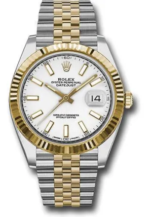 Rolex Steel and Yellow Gold Rolesor Datejust 41mm Watch 126333 wij