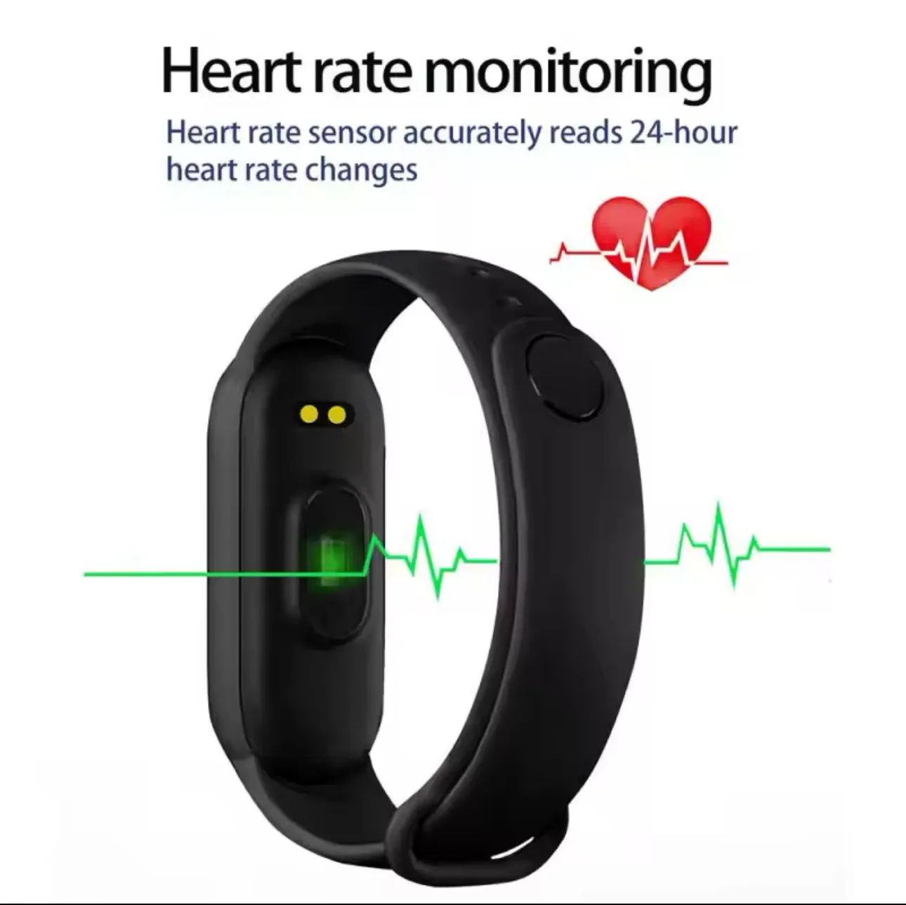 Smart Watch Fitness Tracker Blood Pressure Heart Rate Men Women M6 Sport Watches
