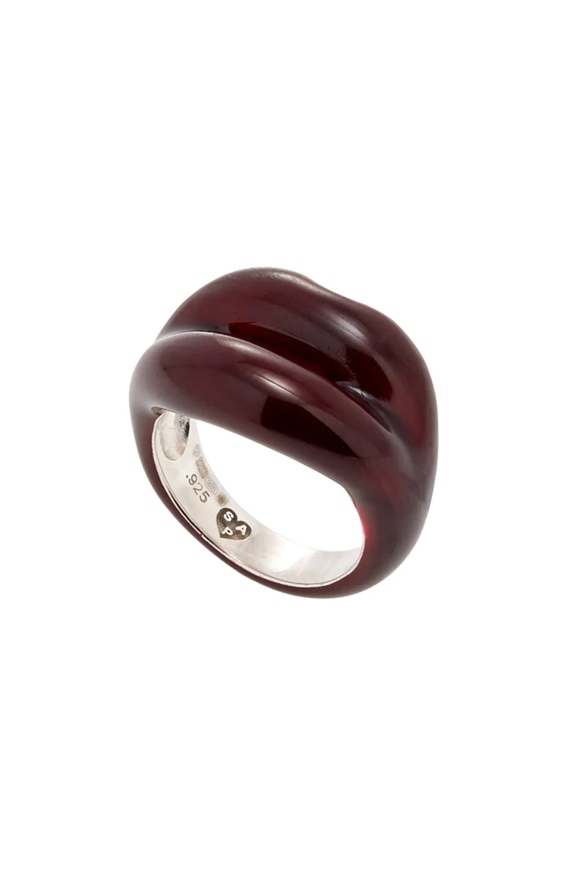 SOLANGE | BLACK CHERRY HOTLIPS RING