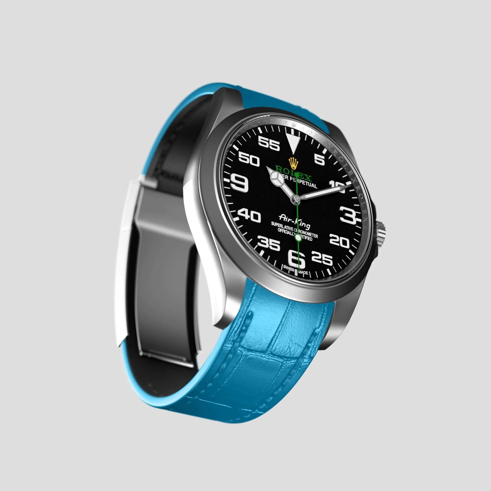 Sport Band For Rolex Air-King In Alligator