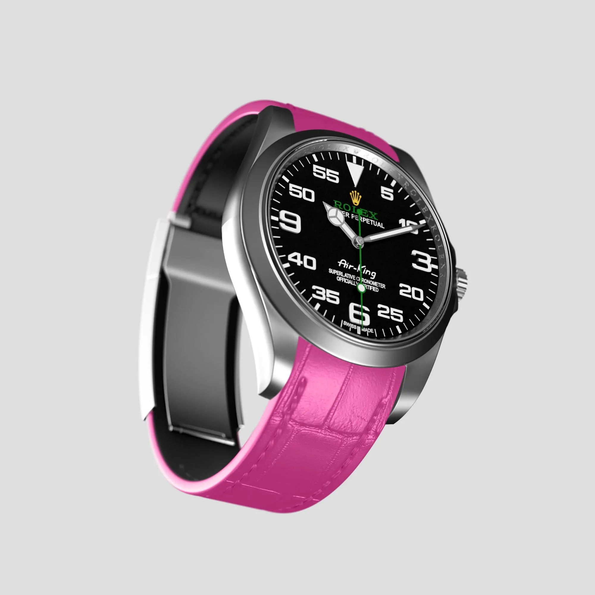 Sport Band For Rolex Air-King In Alligator
