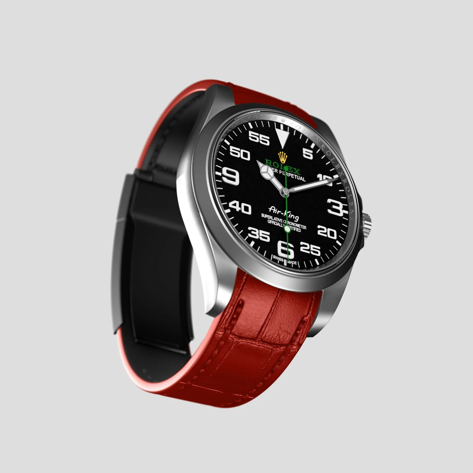 Sport Band For Rolex Air-King In Alligator