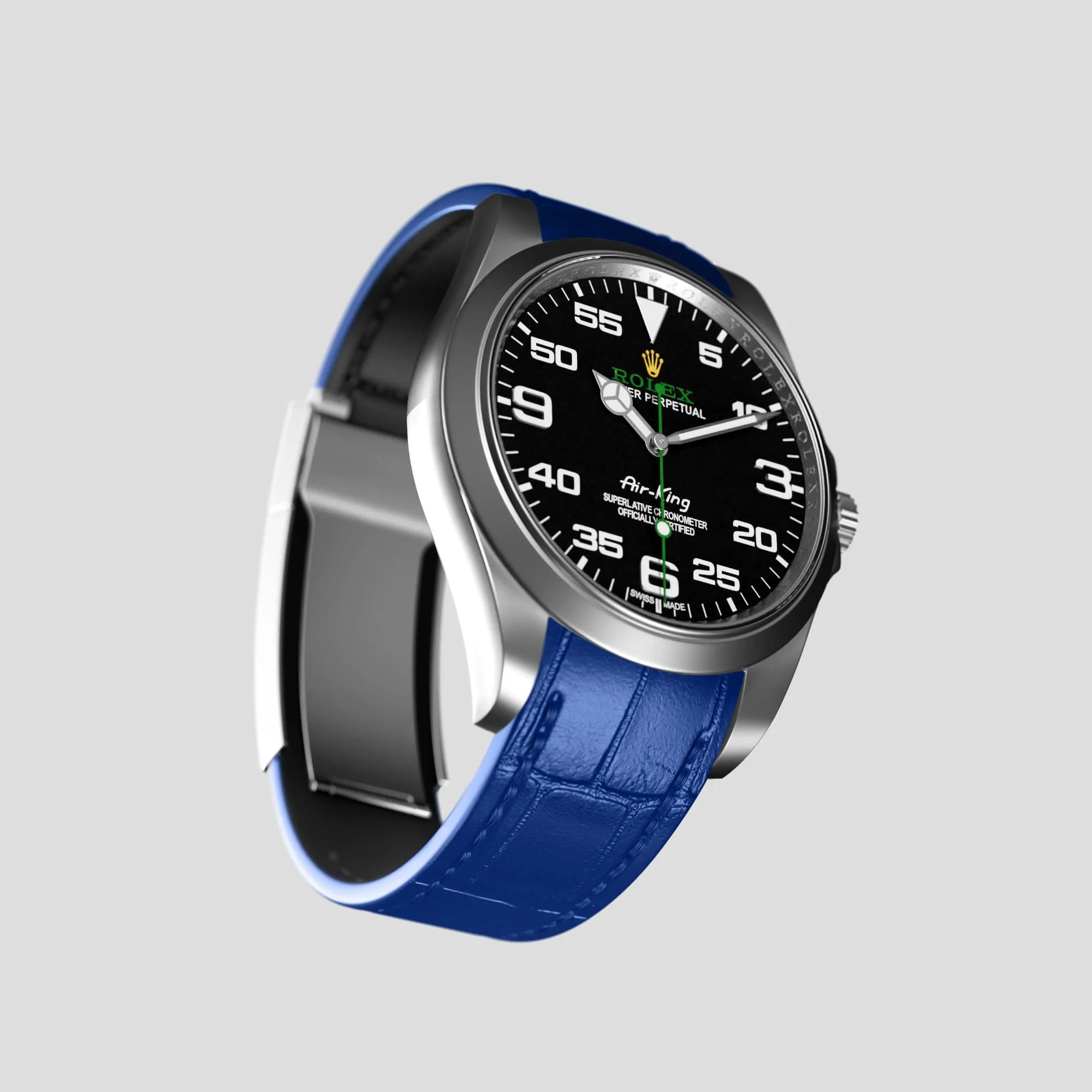 Sport Band For Rolex Air-King In Alligator