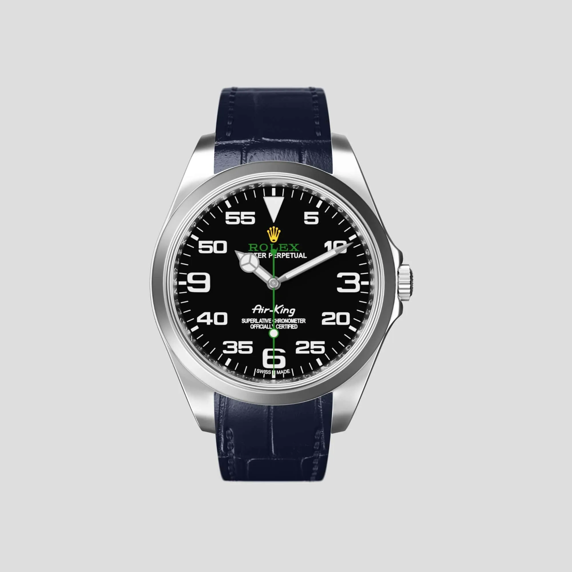 Sport Band For Rolex Air-King In Alligator