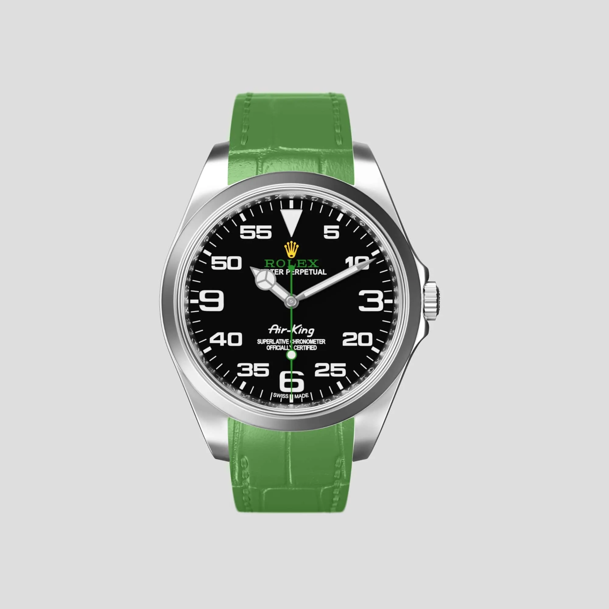 Sport Band For Rolex Air-King In Alligator