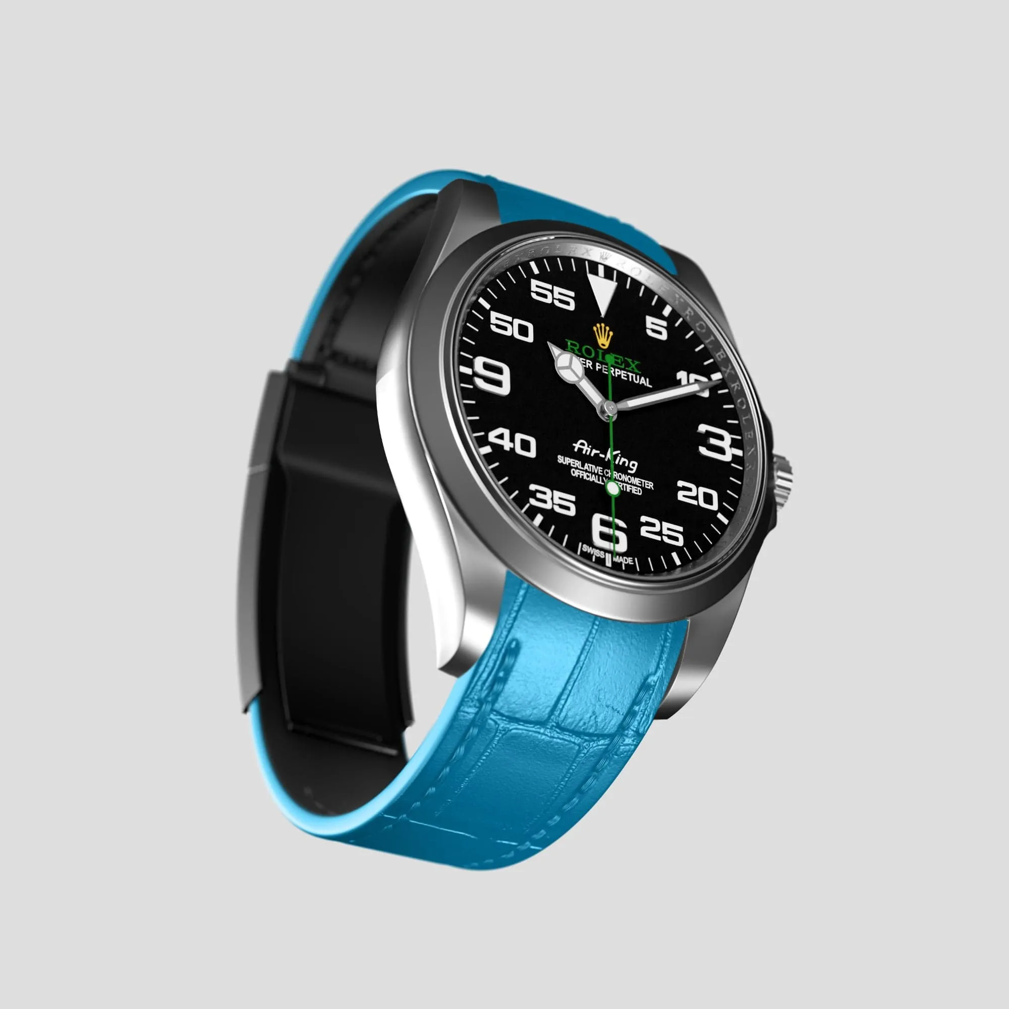Sport Band For Rolex Air-King In Alligator
