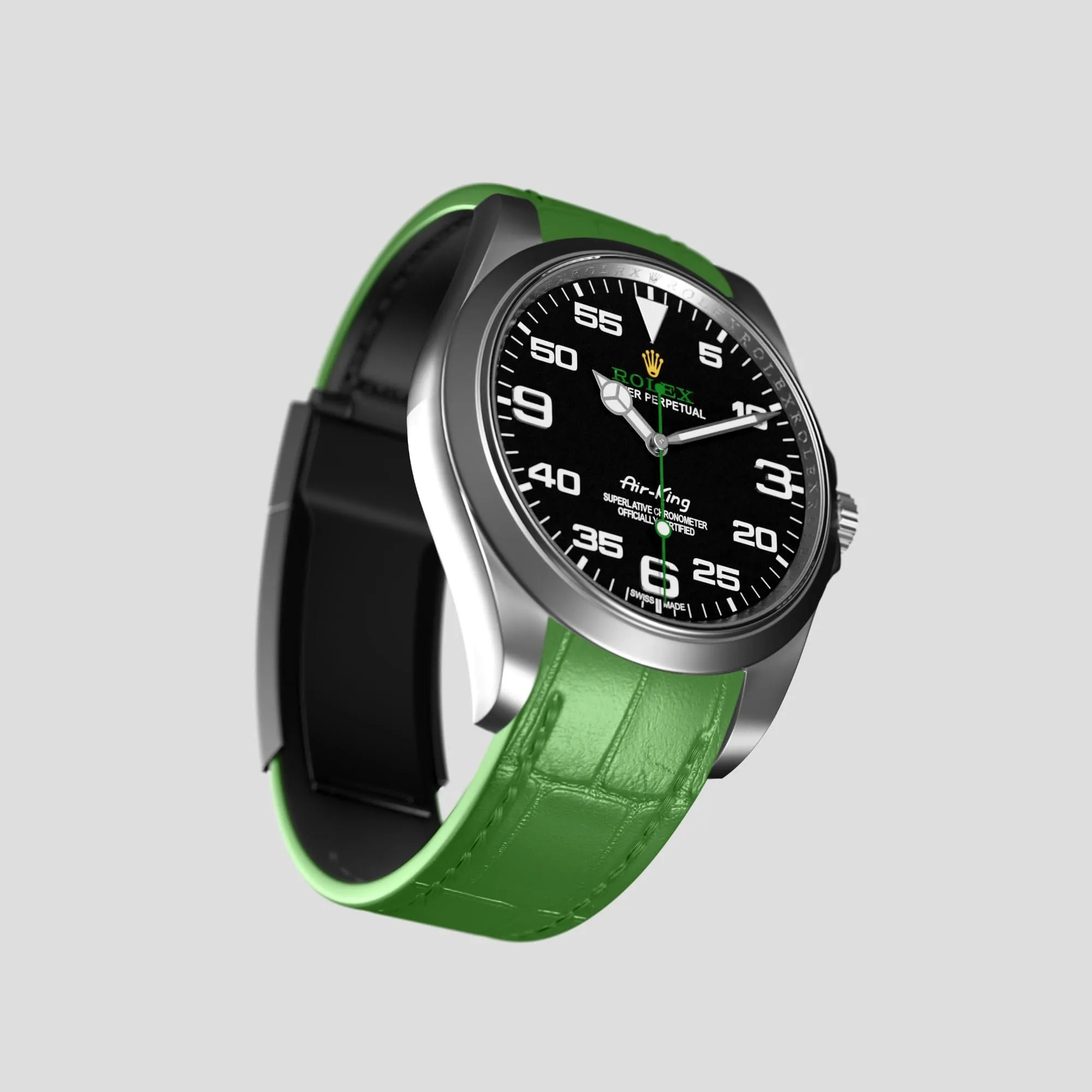 Sport Band For Rolex Air-King In Alligator