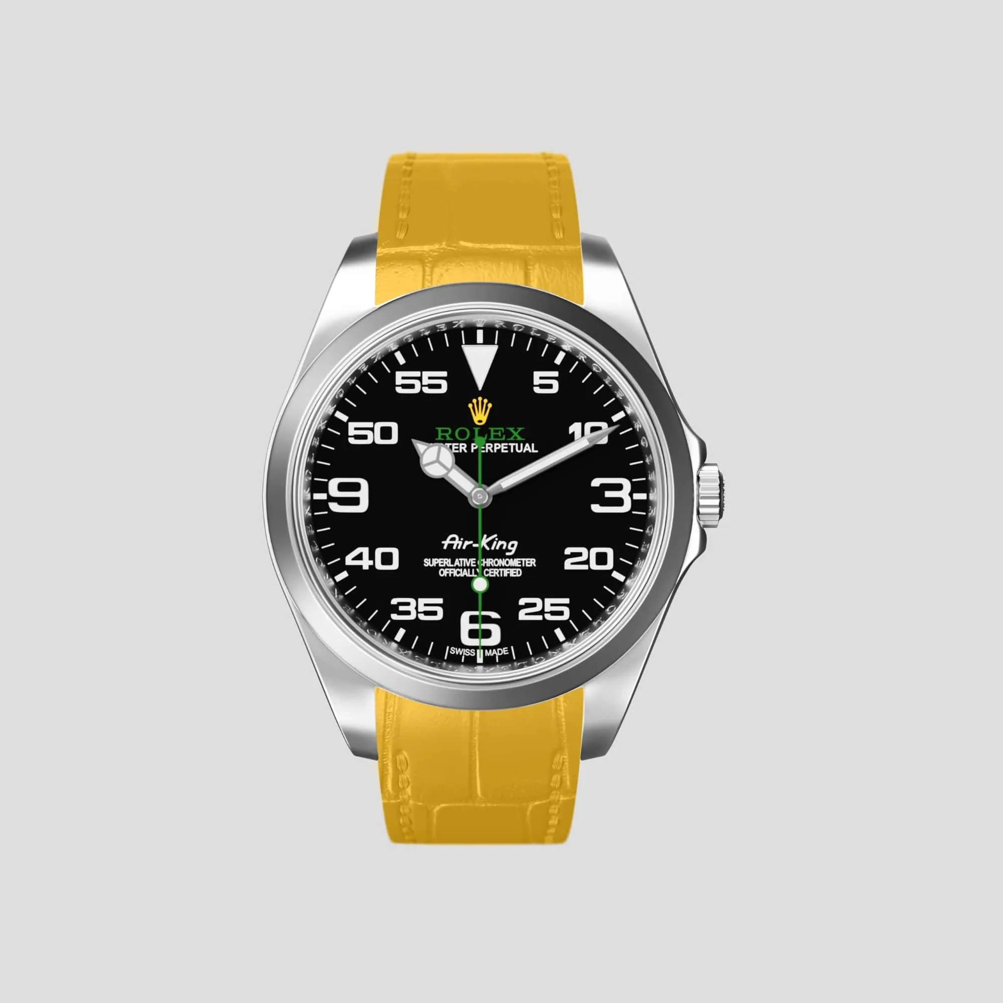 Sport Band For Rolex Air-King In Alligator
