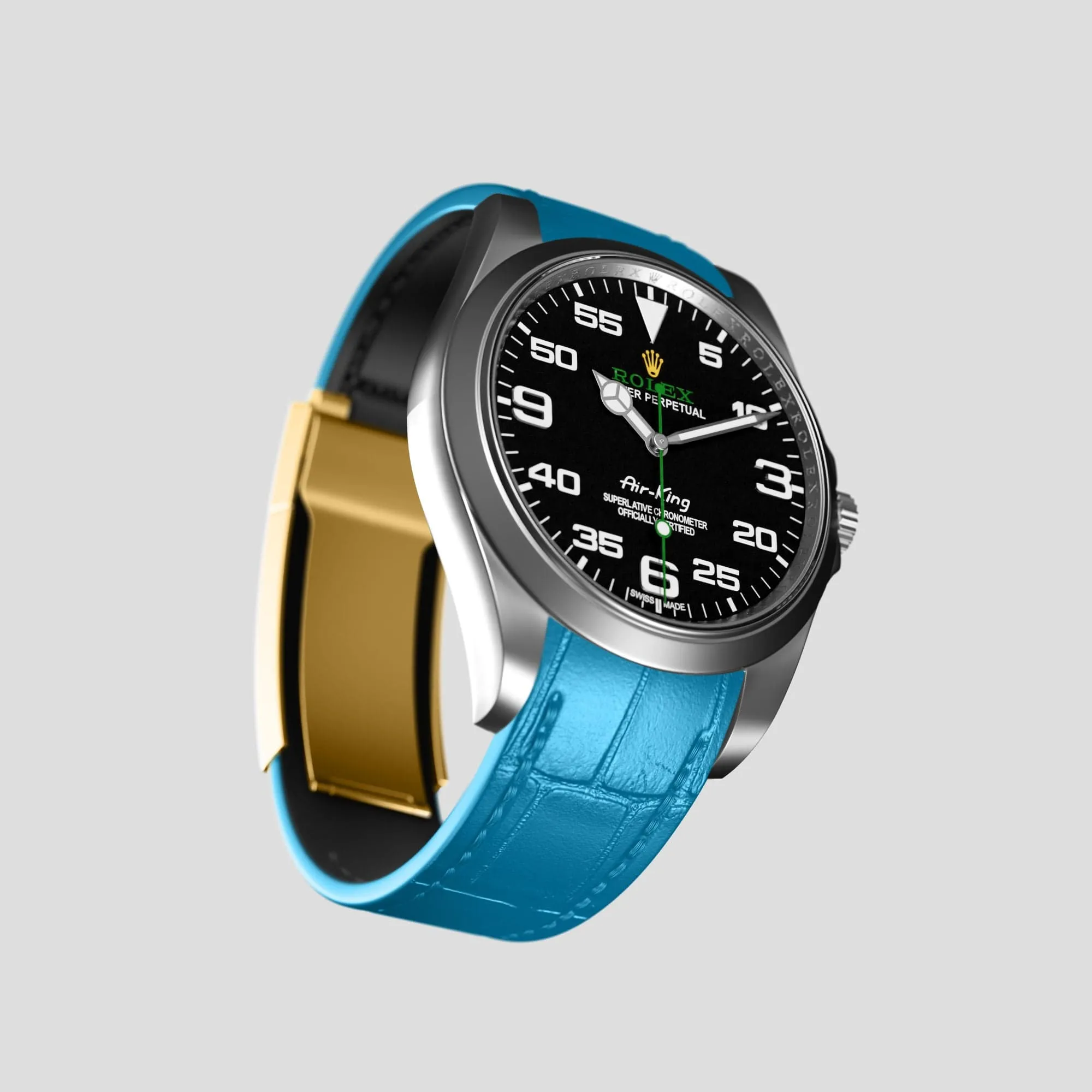 Sport Band For Rolex Air-King In Alligator