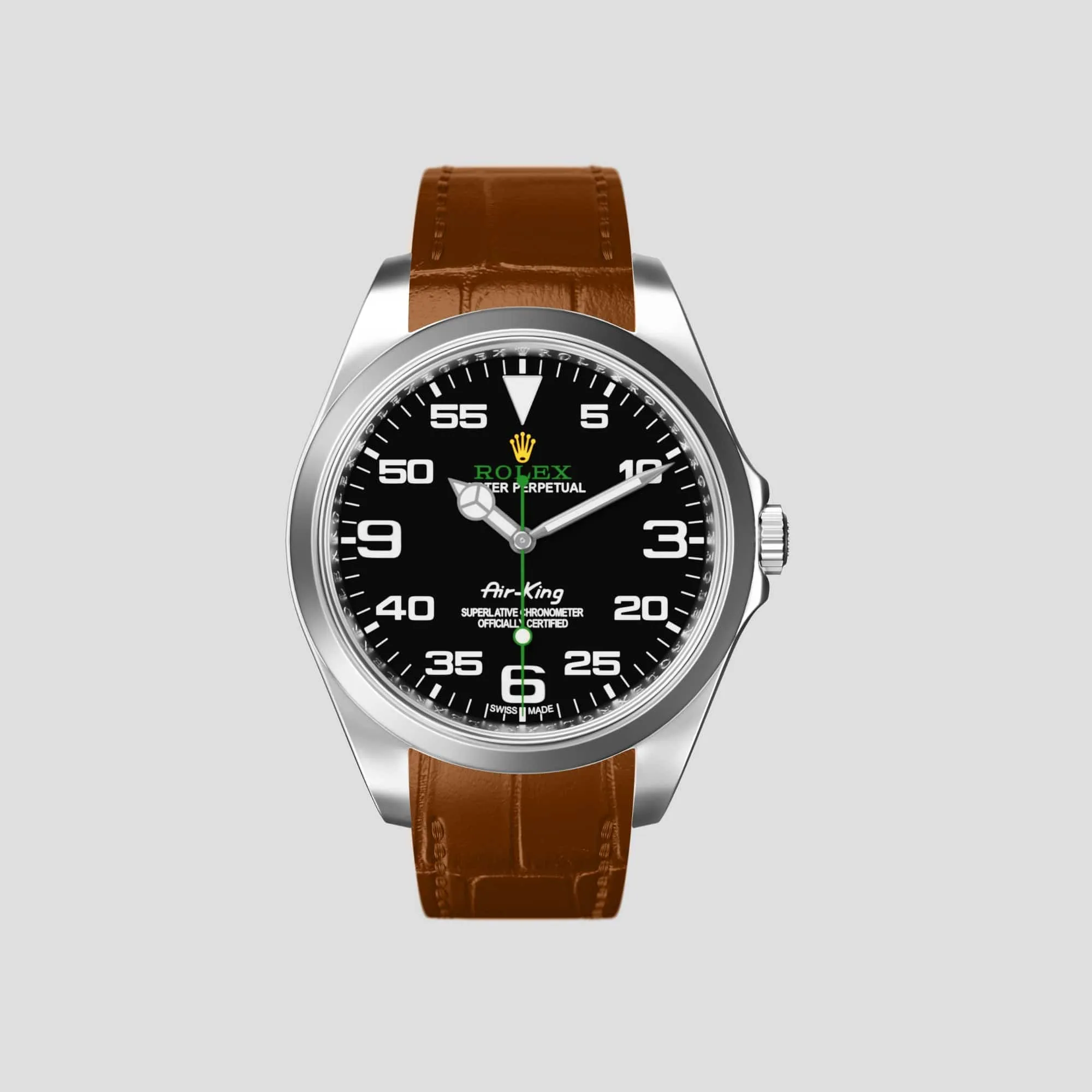 Sport Band For Rolex Air-King In Alligator