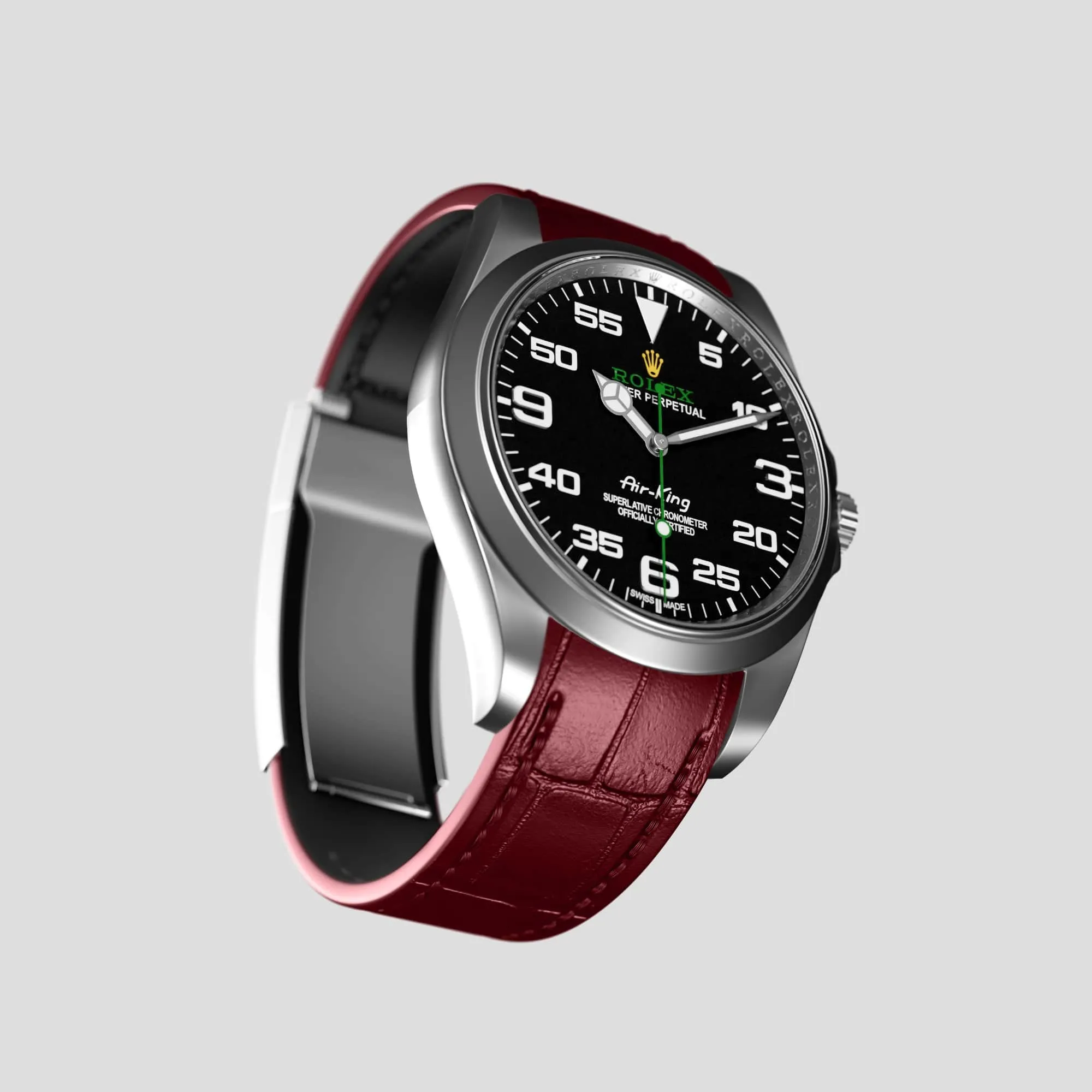 Sport Band For Rolex Air-King In Alligator