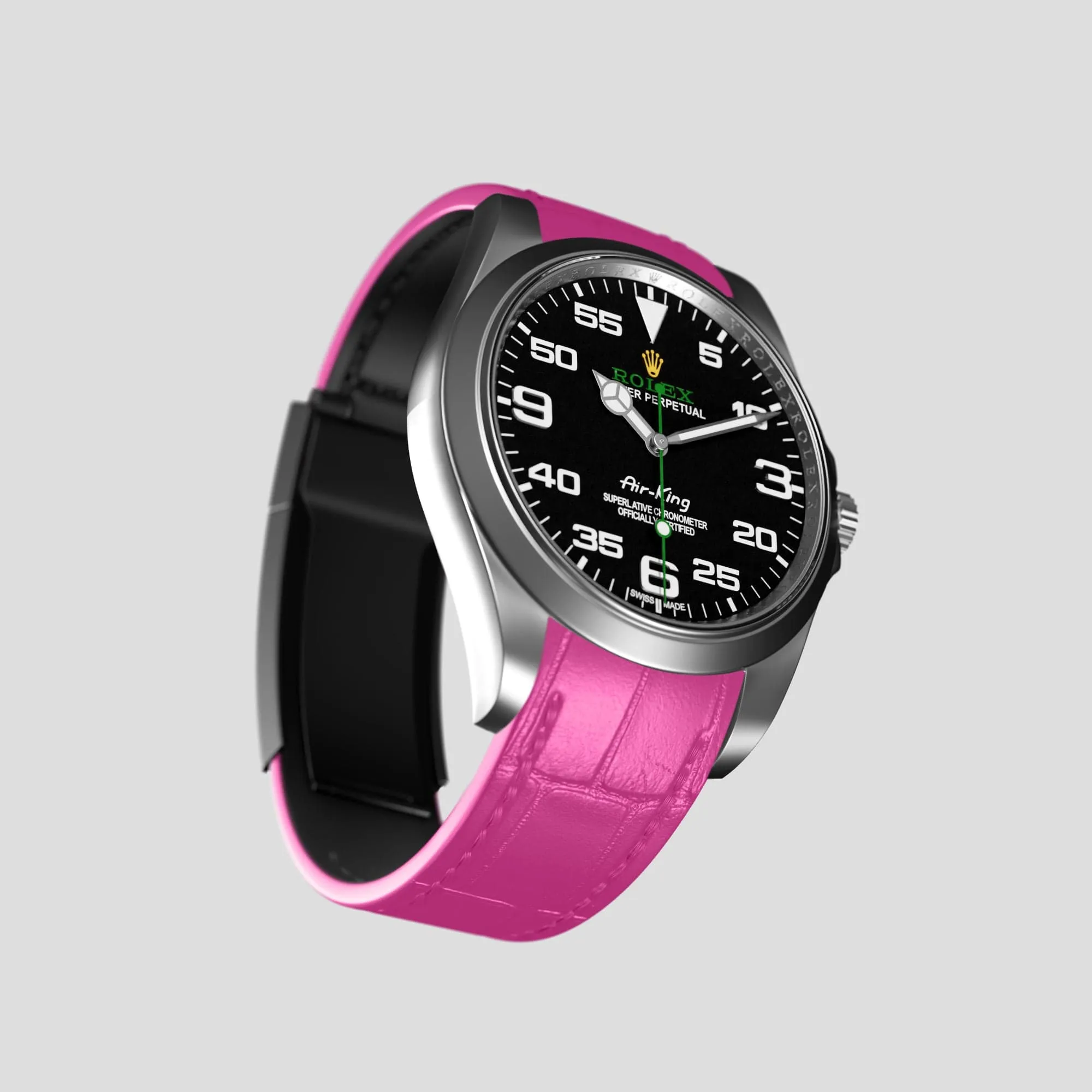 Sport Band For Rolex Air-King In Alligator