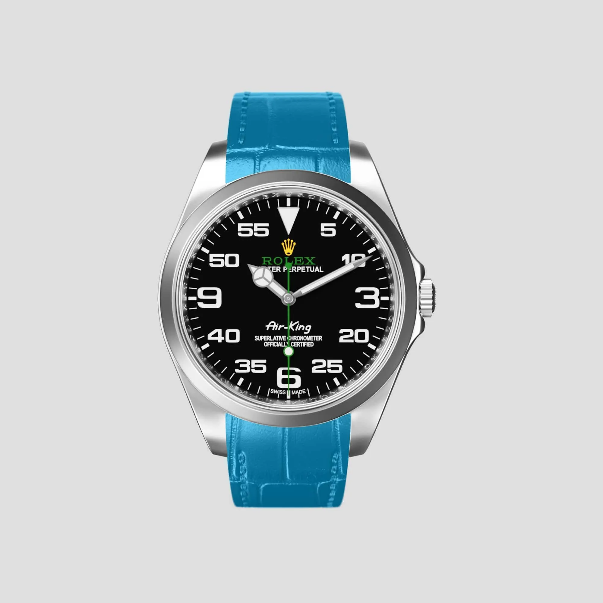 Sport Band For Rolex Air-King In Alligator