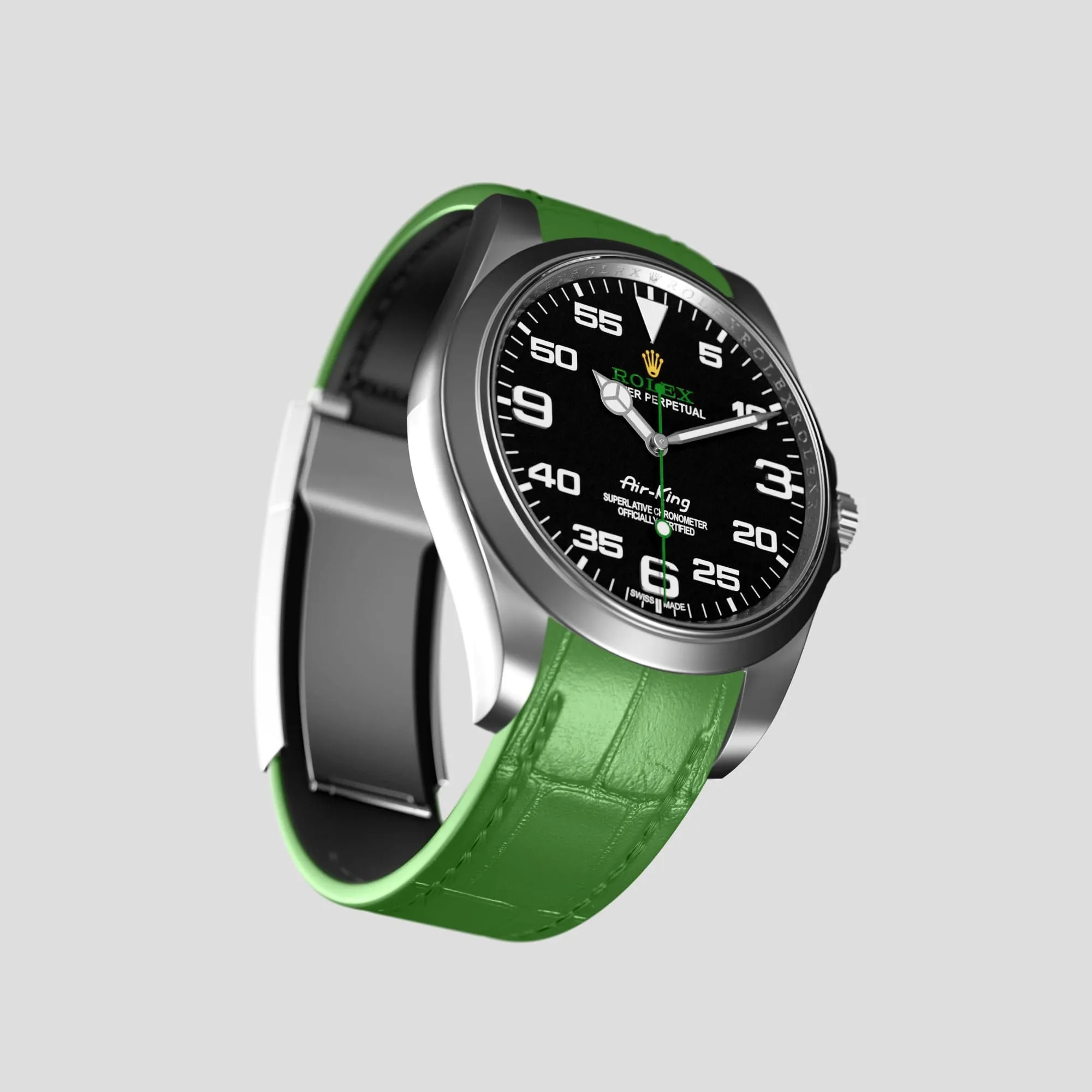Sport Band For Rolex Air-King In Alligator