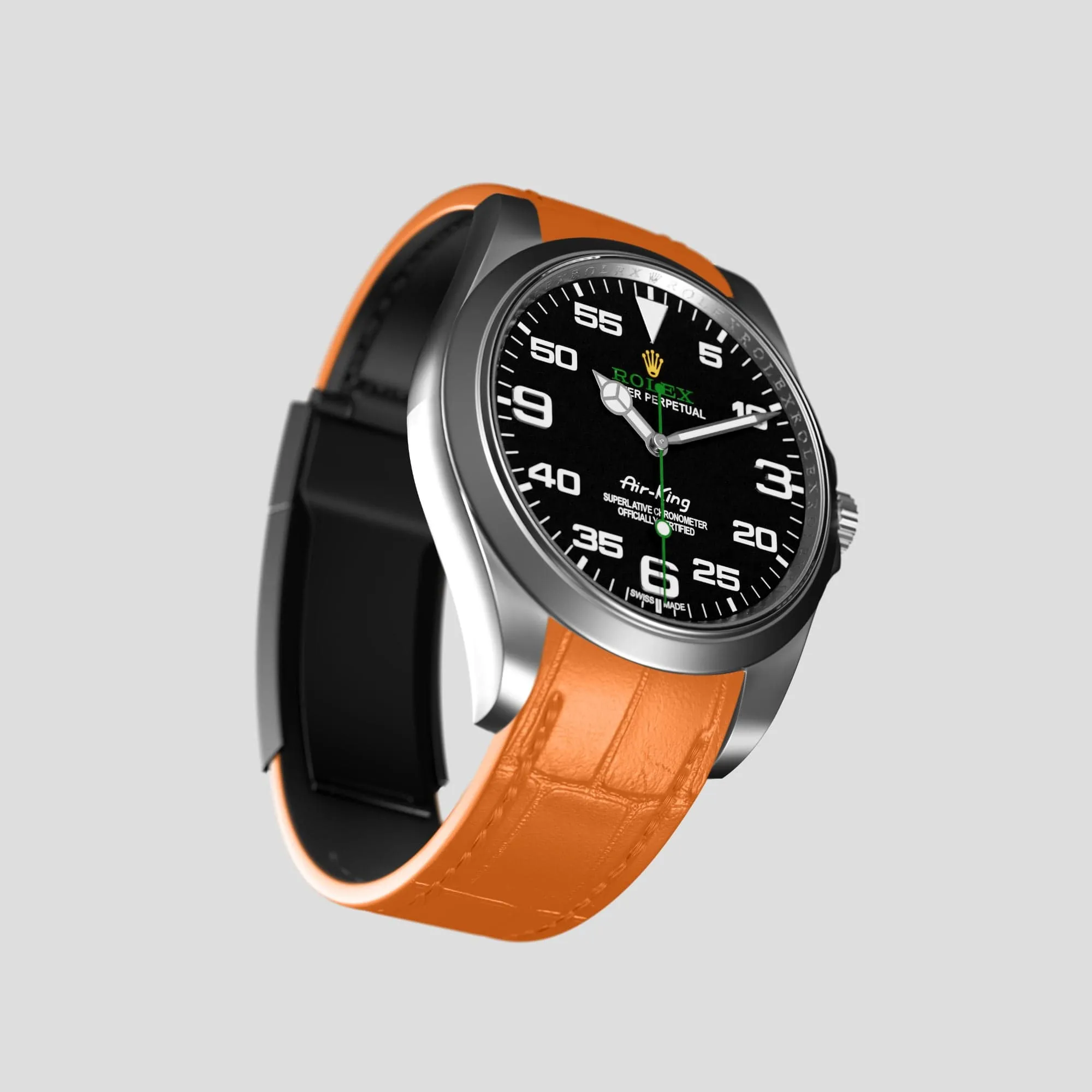Sport Band For Rolex Air-King In Alligator
