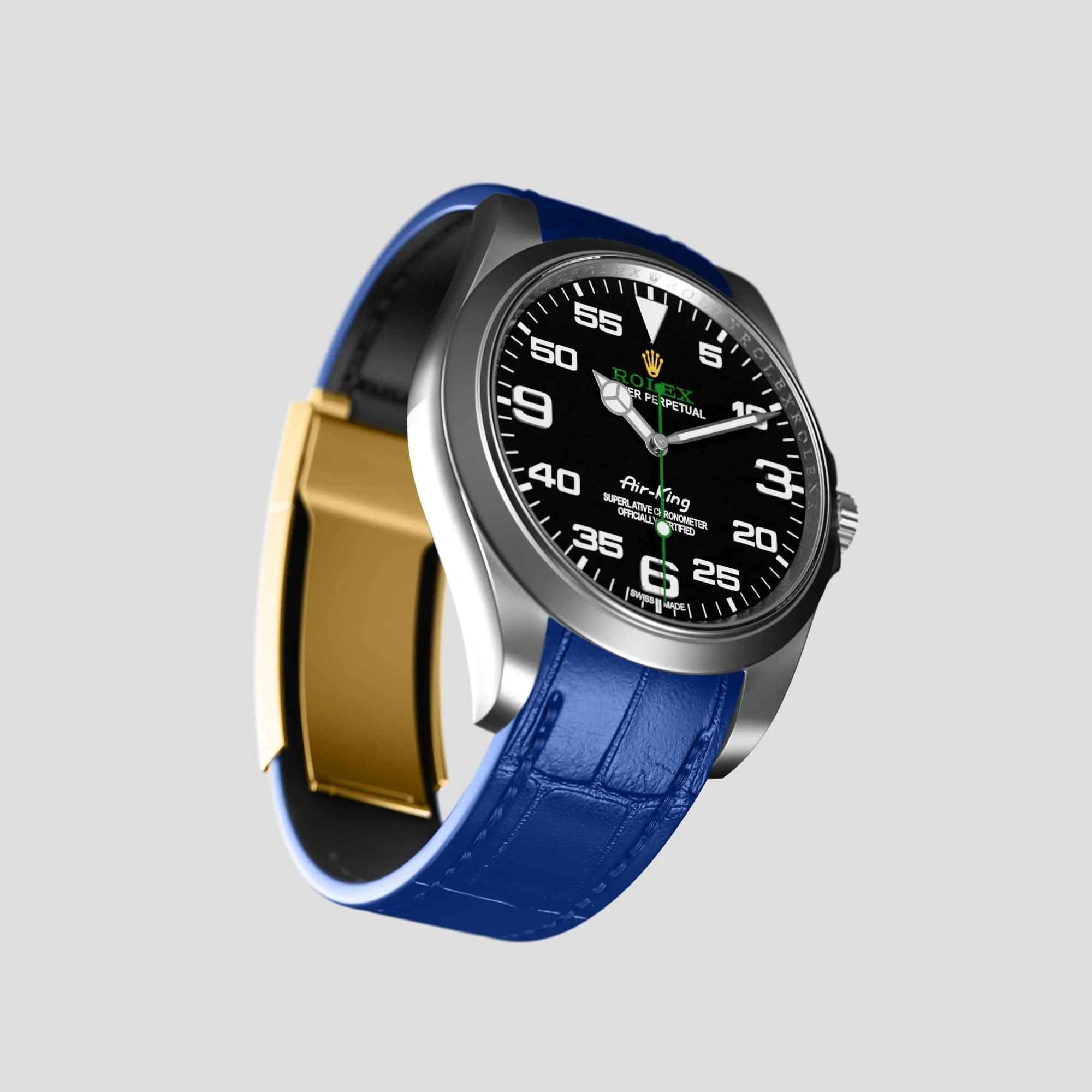 Sport Band For Rolex Air-King In Alligator