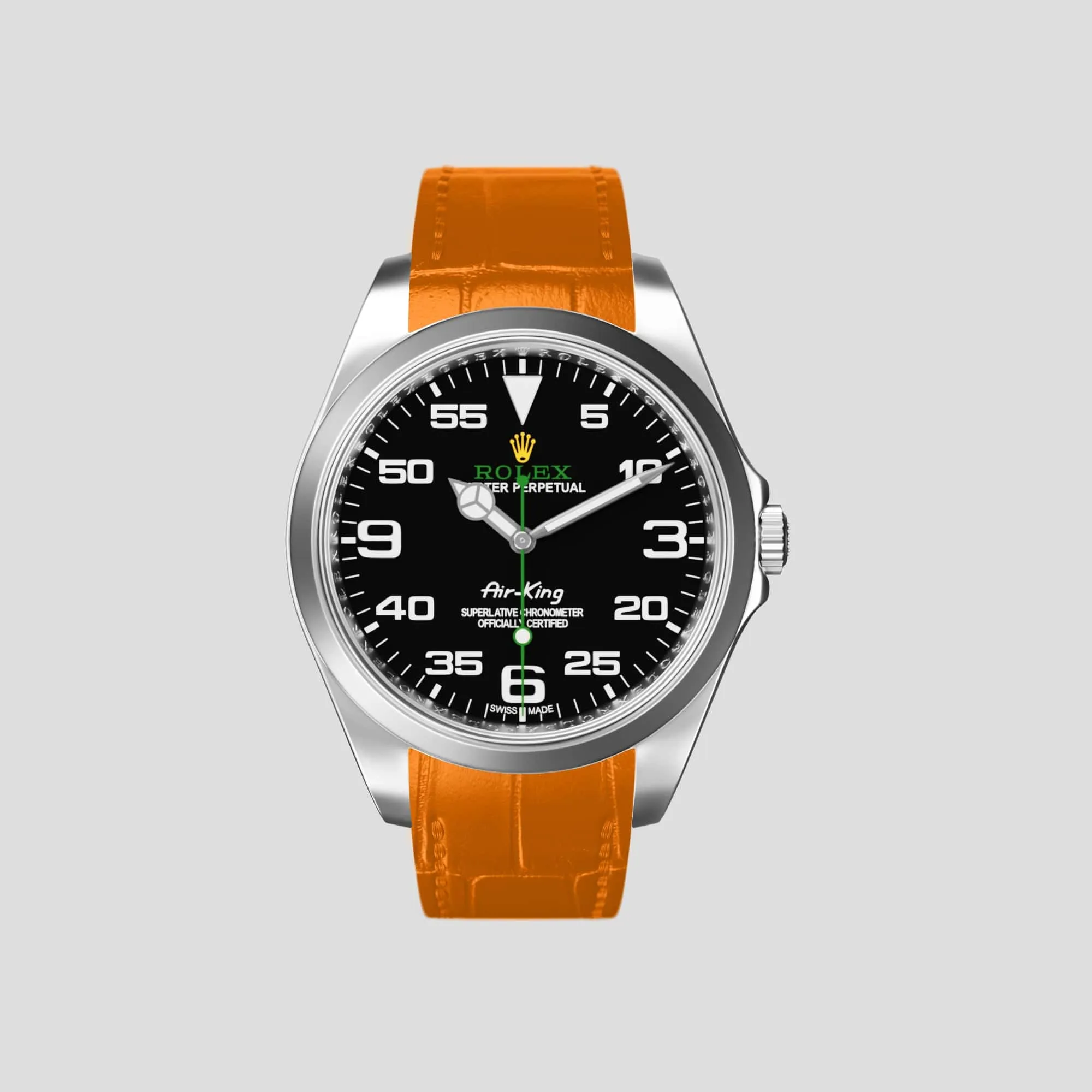 Sport Band For Rolex Air-King In Alligator