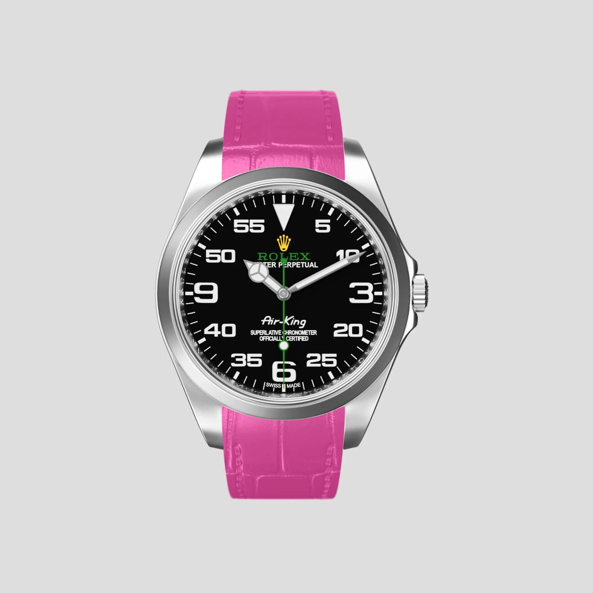 Sport Band For Rolex Air-King In Alligator