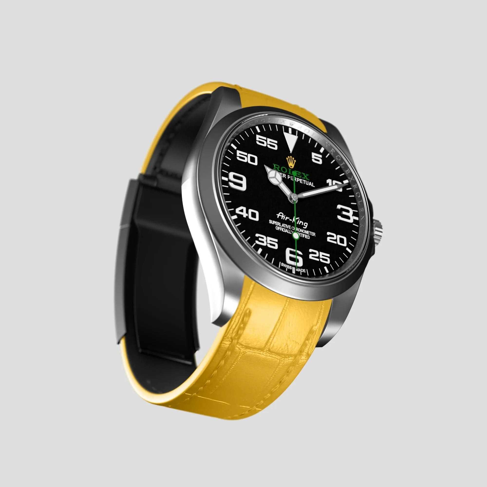 Sport Band For Rolex Air-King In Alligator