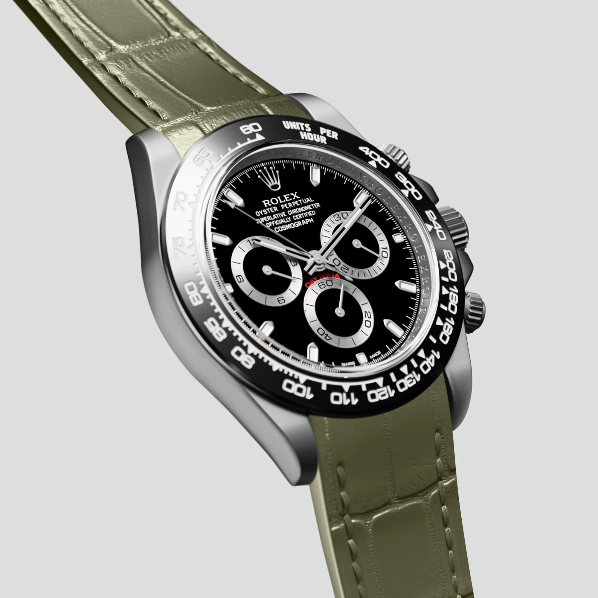 Sport Band For Rolex Cosmograph Daytona In Alligator