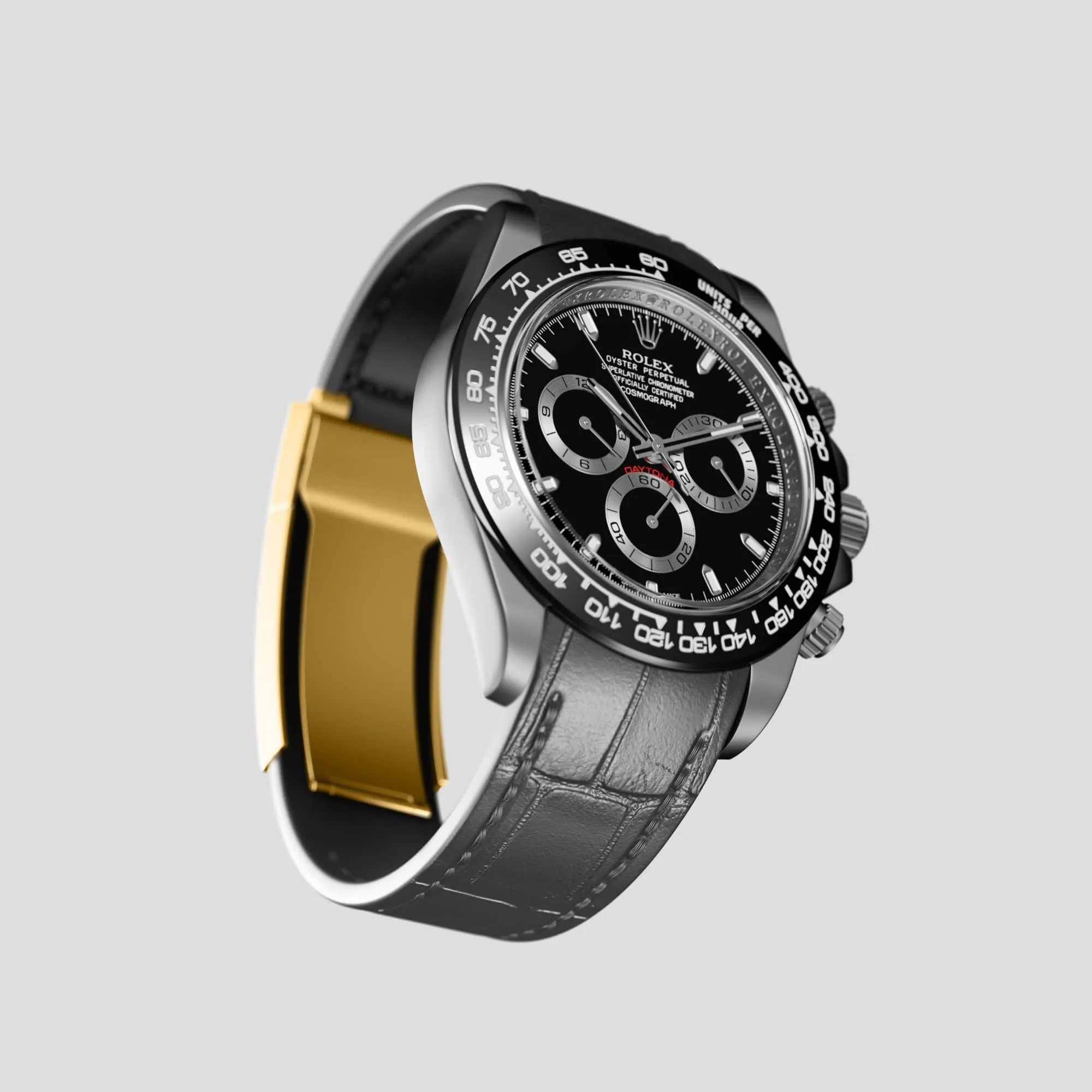 Sport Band For Rolex Cosmograph Daytona In Alligator