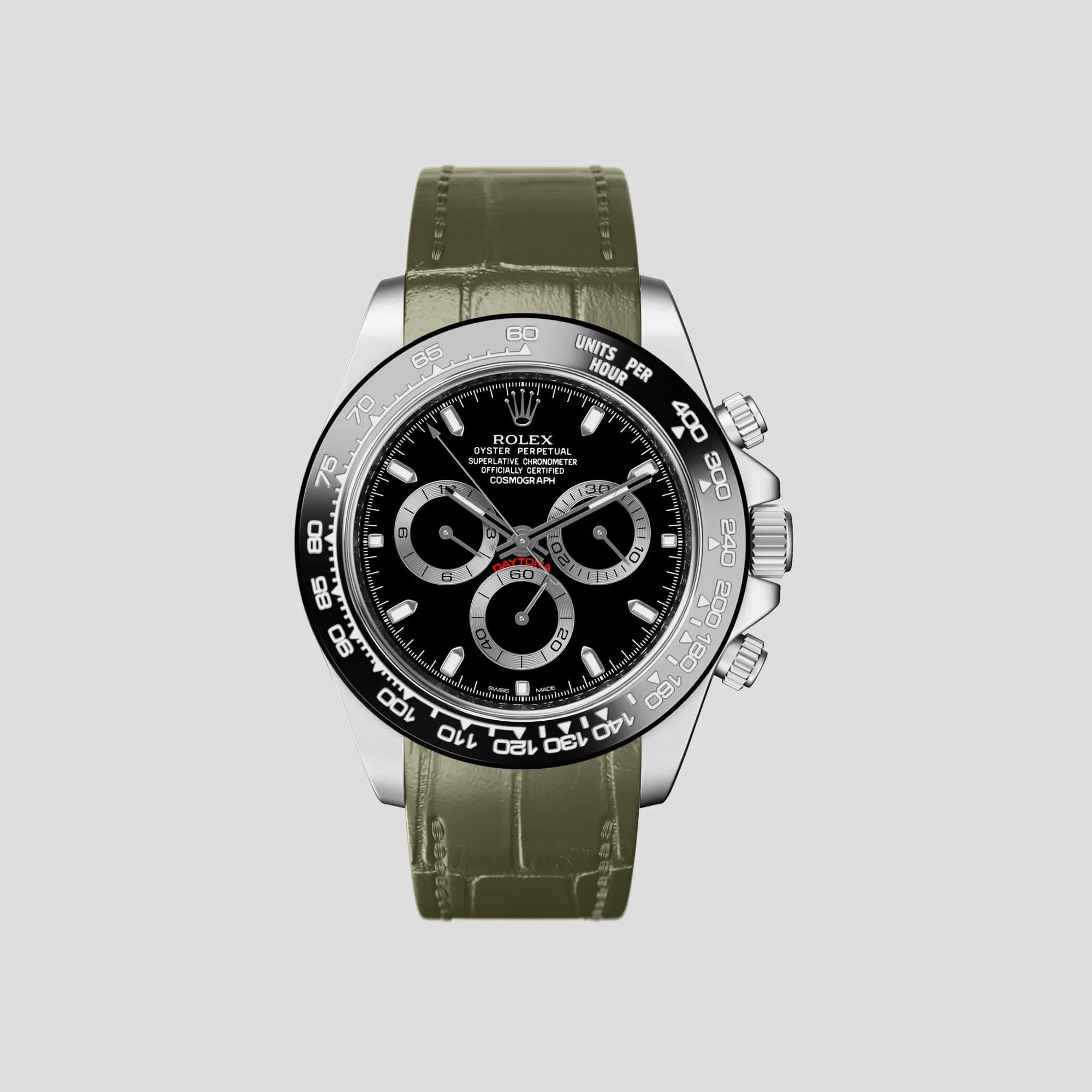 Sport Band For Rolex Cosmograph Daytona In Alligator