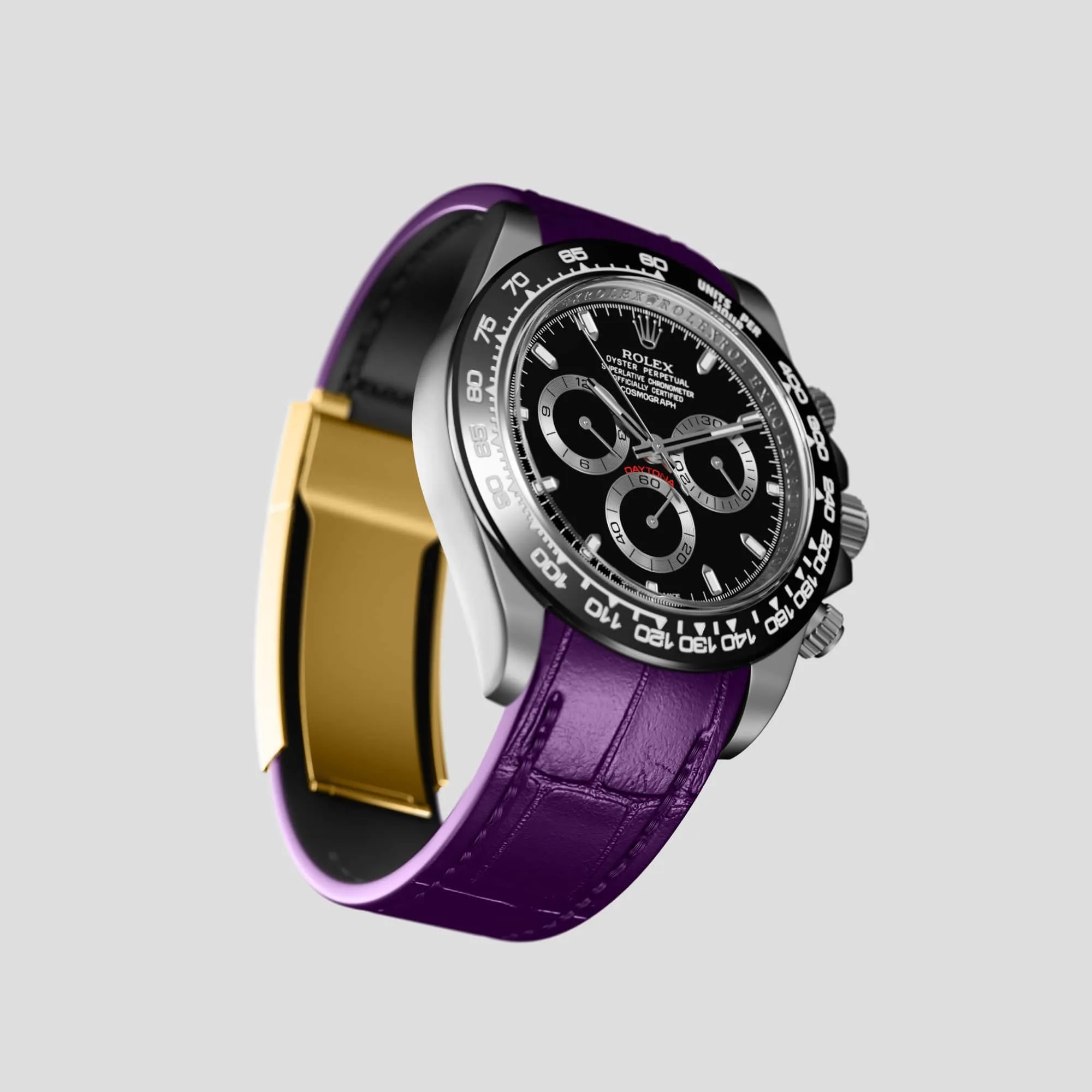 Sport Band For Rolex Cosmograph Daytona In Alligator